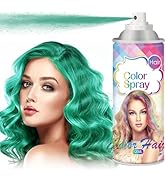 DAMUSI Green Hair Spray Temporary,Washable Green Hair Spray,Colored Hair Spray Temporary Hair Dye...