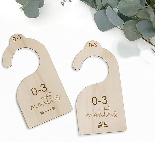 Miniatura 8 de Divisores de tamaño de armario de bebé para niños y niñas, separadores de armario para guardería, organizador de ropa de bebé, recién nacido a 24