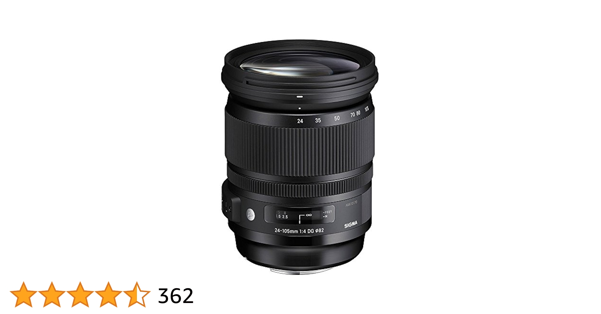 SIGMA 24-105mm F4 DG レンズ　Fマウント 24-105mm F4 DG OS HSM | Art / ニコンFマウント用: 交換レンズ