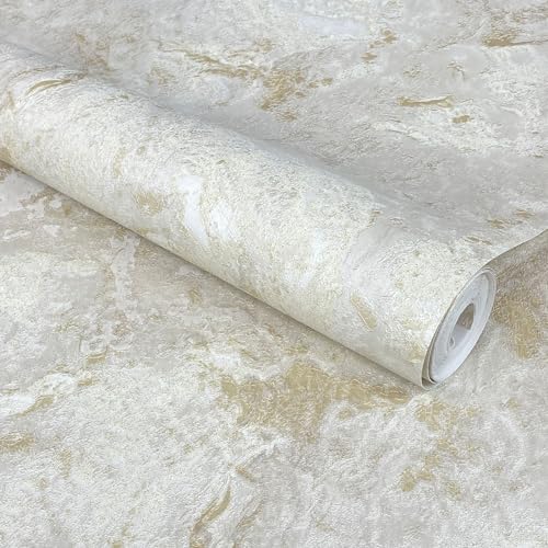 World of Wallpaper, Luxe Collection, Papier Peint effet Marbre - Fond D'écran pour Salon, Boutique, TV, Chambre, Couloir, Décoration - Moderne Design...