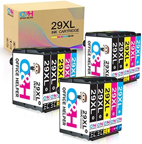 OFFICE HELPER 29XL Cartuchos de Tinta Reemplazo para Epson 29 29XL  Compatible con Epson Expression Home XP-235 XP-245 XP-255 XP-247 XP-332 XP-335  XP-342 XP-345 XP-432 XP-435 (15 Paquete) - PREYCA