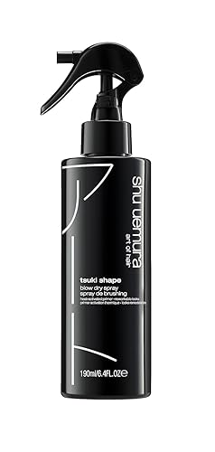 shu uemura art of hair Tsuki Shape - Spray de secado por soplado activado por calor, añade volumen y definición, 6.4 onzas líquidas