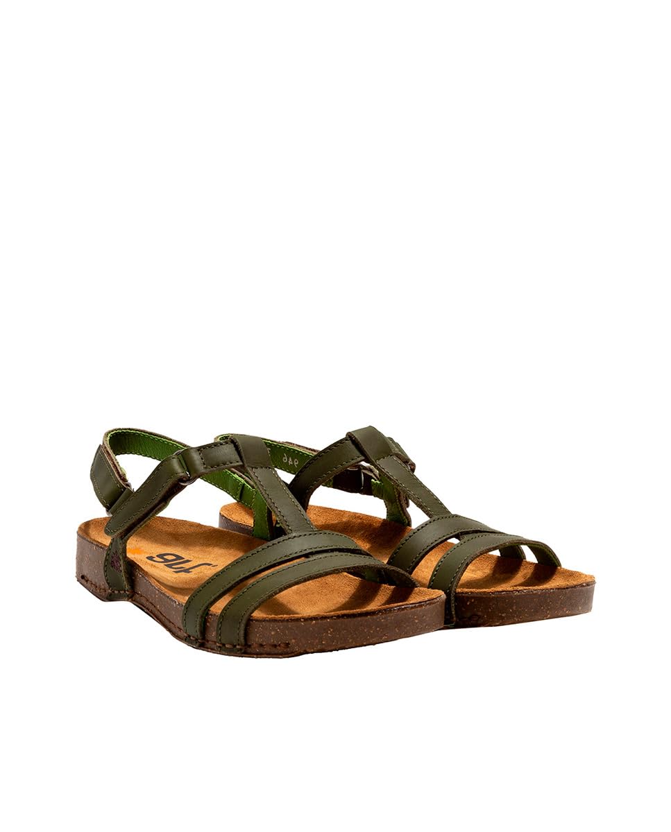 ART Women's 0946 I Breathe Sandal, Kaki, 3 UK