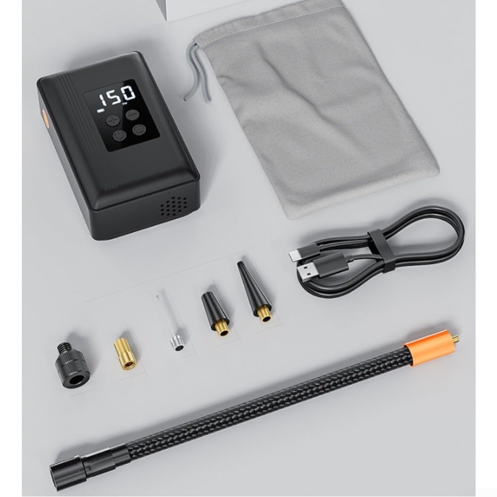 Compressore d'aria leggero 430g per usb-c ricaricabile leggero