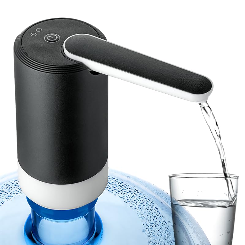 COSTAR Portable Wireless Water Pump - Automatic Dispenser With Removable Spout, USB Rechargeable Mini Pump For Bottles, Ideal For Drinking Water (kingfisher04 pro), Black, 20 Liter (B0CZ7252MH) Amazon Price History, Amazon Price Tracker