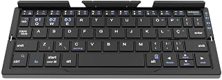 VX Case Teclado Bluetooth Sem Fio para Tablet e Celular, Portátil, Compatível com iPhone, Smartphone, iPad, Android, Windows e Notebook