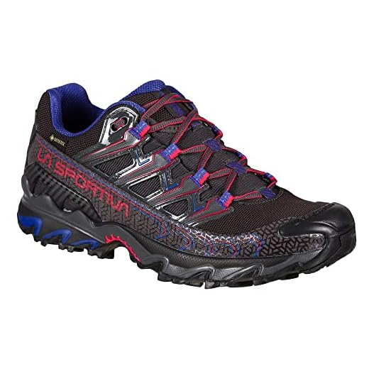 LA SPORTIVA Ultra Raptor II Woman GTX, Botas de Hiking Mujer, Carbon/Love Potion, 39 EU