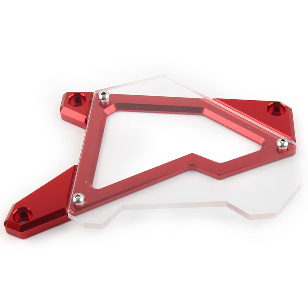 Newsmarts Motorcycle Front Sp Cover Chain Protector Guard 1pc CNC Aluminium 6061-T6 for BMW HP4 2013-2016, S1000R 2014-2018, S1000RR 2009-2018, S1000XR 2015-2019 Red
