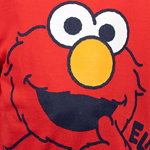 Sesame Street Elmo Infant Baby Boys T-Shirt And French Terry Shorts Outfit Set Blue/Red 24 Months #TOP6