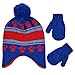 Nickelodeon boys Nickelodeon Toddler Hat, Kids Gloves Toddlers Mittens, Paw Patrol's Marshall Baby Beanie f Winter Accessory Set, Blue/Red, 2-4T US