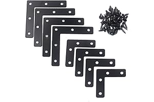 20-Pack Picture Frame Corner Braces with Screws - 3-1/8" & 2" Flat...