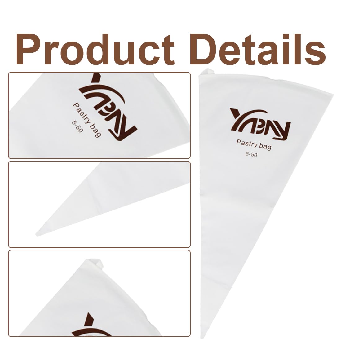 2 Sac &agrave; Poche Professionali In Nylon Riutilizzabili - Per Decorazione Torte E Dolci, 46cm