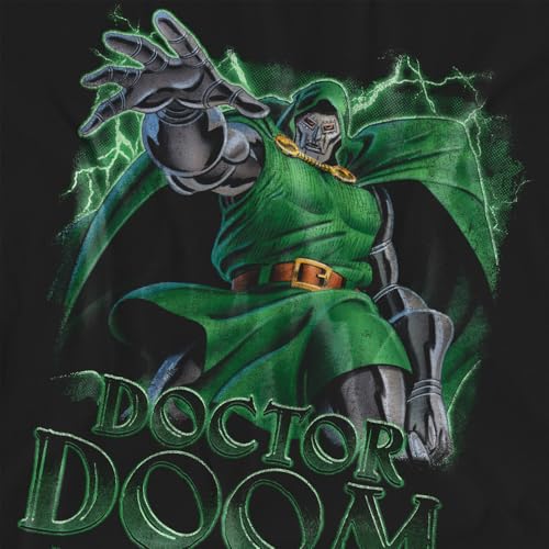 T-Shirt Doctor Doom Marvel pour Femme Noir - Coupe Cintrée Latveria