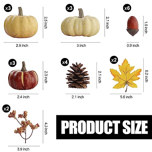Artgarpumpkindecorset23pcsfallharvestdecorationsincludingminipumpkinsacornspineconesberriesmapleleavesforhometableweddingdiyfallhalloweenthanksgivingdecor  Urban Country Home Decor Artgar pumpkin decor set 23 pcs fall harvest decorations including mini pumpkins acorns pinecones berries maple leaves for home table wedding diy fall halloween thanksgiving decor  urban country home decor