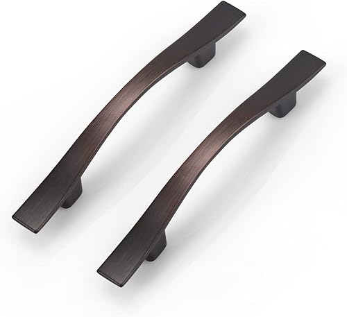 Miniatura 1 de Tiradores de gabinete de cocina con patas redondas, para armarios, cajones, tiradores de manijas de armario, longitud de 4,76 pulgadas (centro de