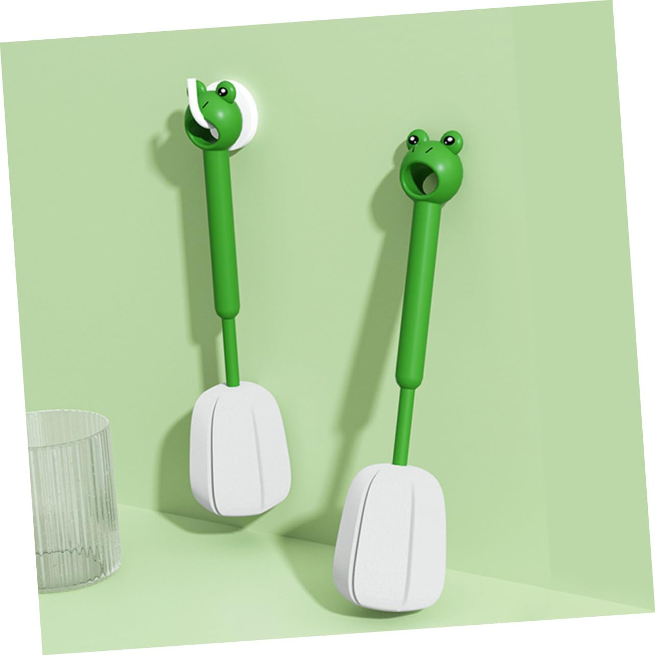 Cepillos Limpiadores para Botellas Y Tazas Cepillo De Mango para Limpieza De Utensilios De Cocina para Biberones Y Esponja Almacenamiento Compacto 2 Piezas X 4