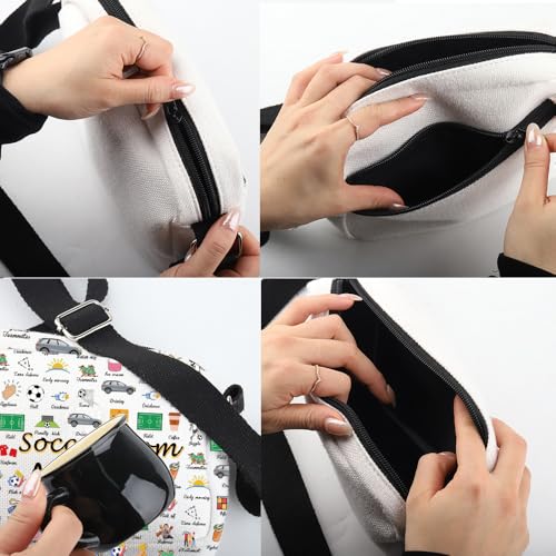 Soccer Mom Gift Soccer Lover Gift Soccer Game Day Gift Soccer Mom Alphabet Crossbody Bag for Soccer Mama3