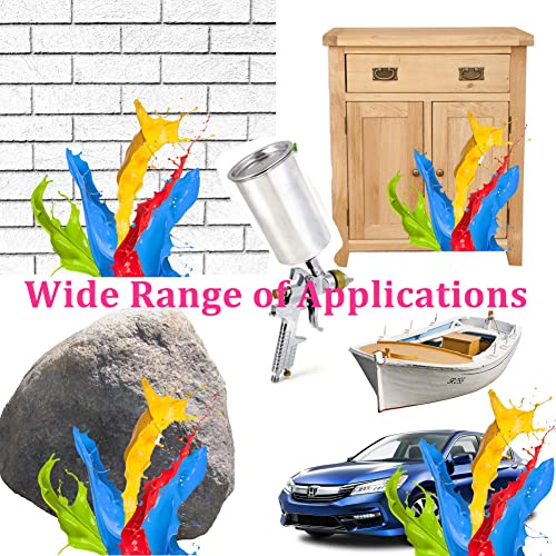 Mini Hvlp Spray Paint Guns With 0.8Mm Tip Air Sprayer Gun With 1 50Cc Gravity Feed Painting Auto Car Detail Touch Up Paint Sprayer Spot Repair Painting 1 #TOP1