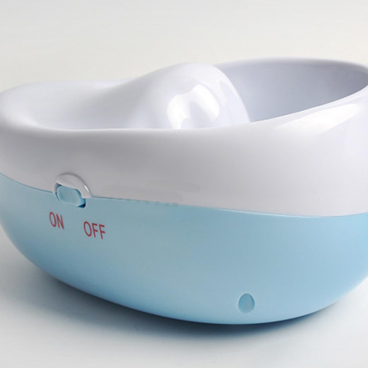 PLAFOPE Recipiente para Remojar Uñas Azul de Abs Eliminación de Uñas Postizas, Adecuado para Uso en Casa y Salón, 1 Set Compacto y Ligero