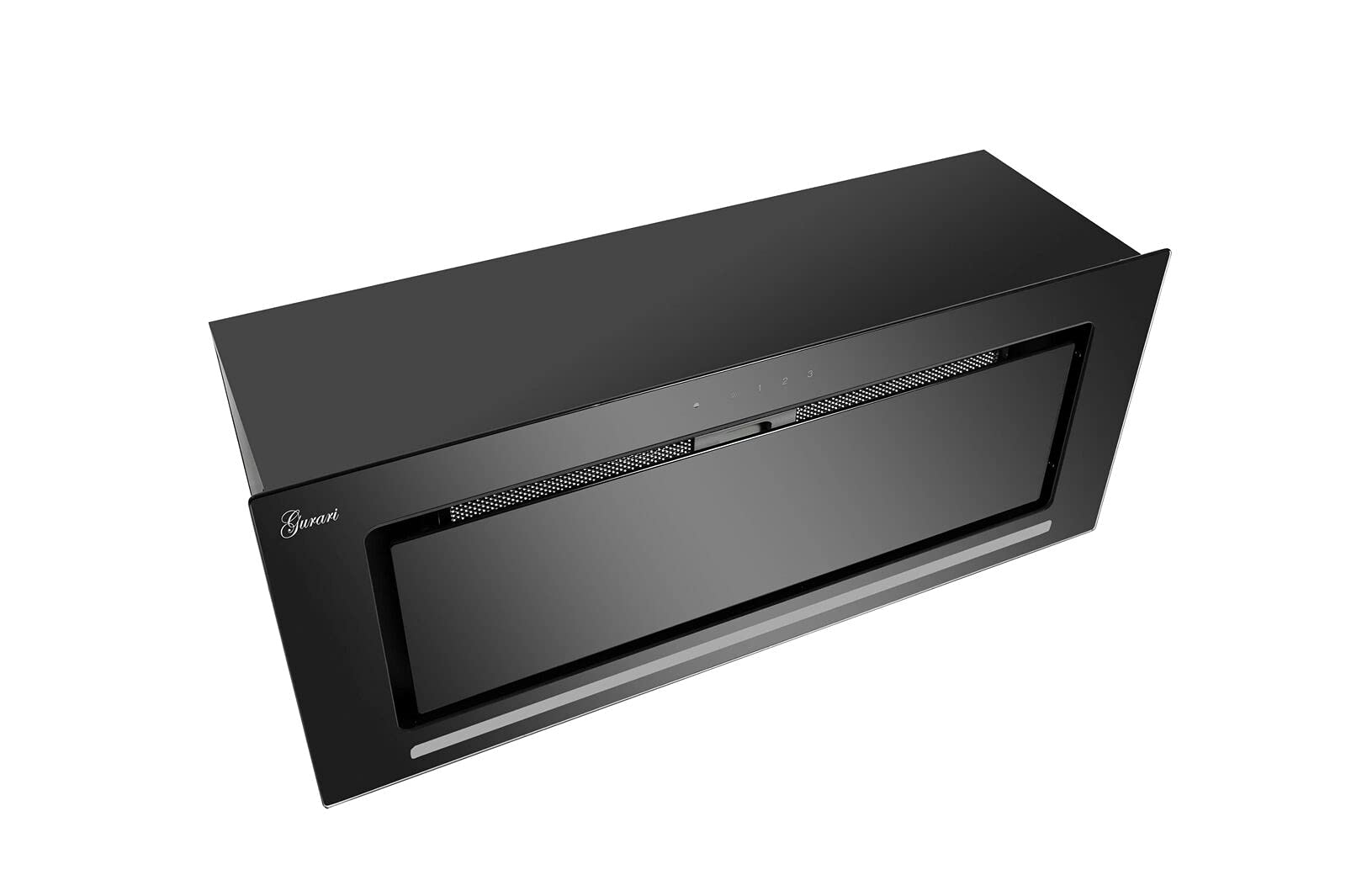 Gurari 217 PRIME Deckenhaube 52cm schwarz Einbau Dunstabzugshaube 1000m³/h 3 Stufen
