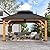 Raysfung 13' x 15' Upgraded Wood Gazebo, Spruce Wooden Gazebo with Double Galvanized Steel Roof, Outdoor Wooden Hardtop Gazebo for Deck, Backyard