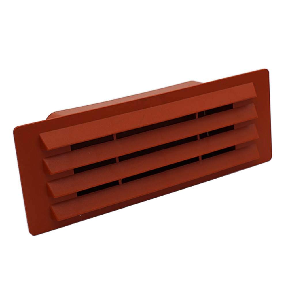 Kair Women's Terracotta Airbrick Grille With Damper Flap For 150Mm X 70Mm Ducting