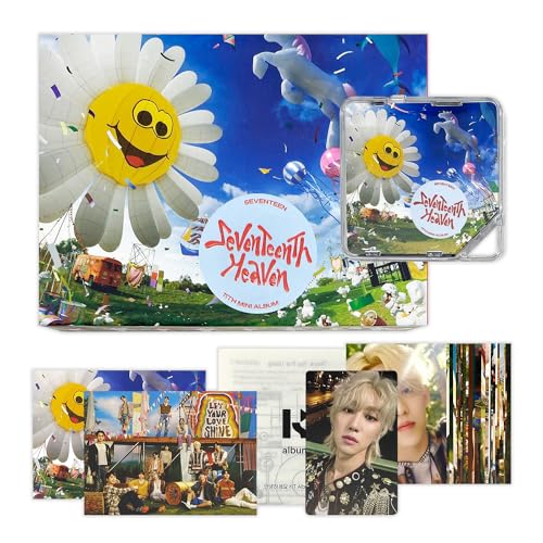 SEVENTEEN - 11th Mini Album [SEVENTEENTH HEAVEN] (KiT Ver.) Album Package + AiR-KiT + Title&Credit Card + Post Card + Photocard + Selfie Photocard + 2 Badges + 4 Extra Photocards