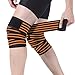 Produktbild YSXY Professional Kniebandagen Sportbandage zur Kompression Bei Verletzungen und Schmerzen, Unisex für Damen und Herren Beim Kraftsport, Bodybuilding, Powerlifting,Orange