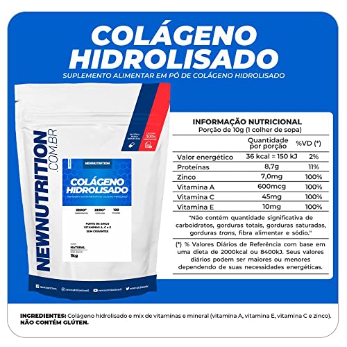 Newnutrition Colágeno Hidrolisado - 1000G Natural