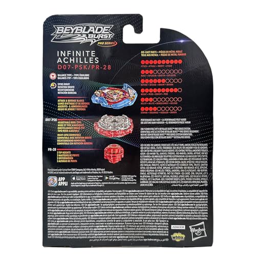 Hasbro F7803 - Beyblade Burst - Pro Series - Infinite Achilles D07-PSK PR-28