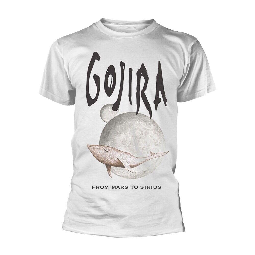 AFCURBU Gojira 'from Mars to Sirius' Organic' T Shirt White L