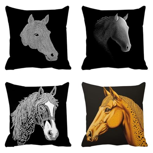 Coussin carré d'extérieur m-259 : housse de canapé noire lavable pour protéger et décorer
