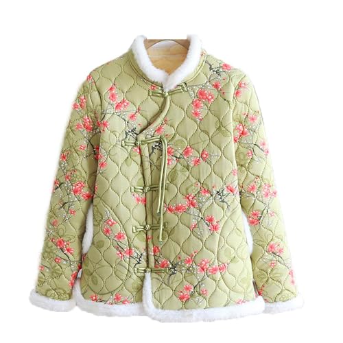 ジャケット・アウター Rosary Moon Fluffy Jacquard Quilted Coat Yimoon Women's Cropped Puffer Quilted Jacket Vintage Floral