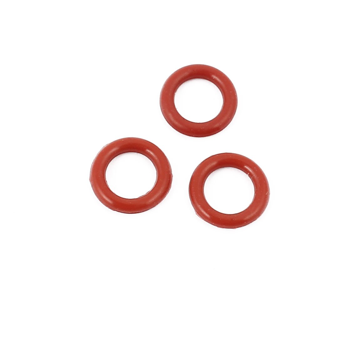 uxcell 40Pcs Red 8mm x 1.5mm Silicone Rubber Gasket O Ring Sealing Ring Heat Resistant