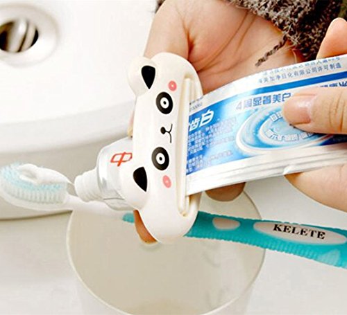 Healthy Clubs CR¨¦atif Presse-Tube en Plastique pour Pate Dentifrice Distributeur de Dentifrice ¨¤ la CR¨¨me Animale de Dessin Anim¨¦ Grande Aide de Vie par SamGreatWorld