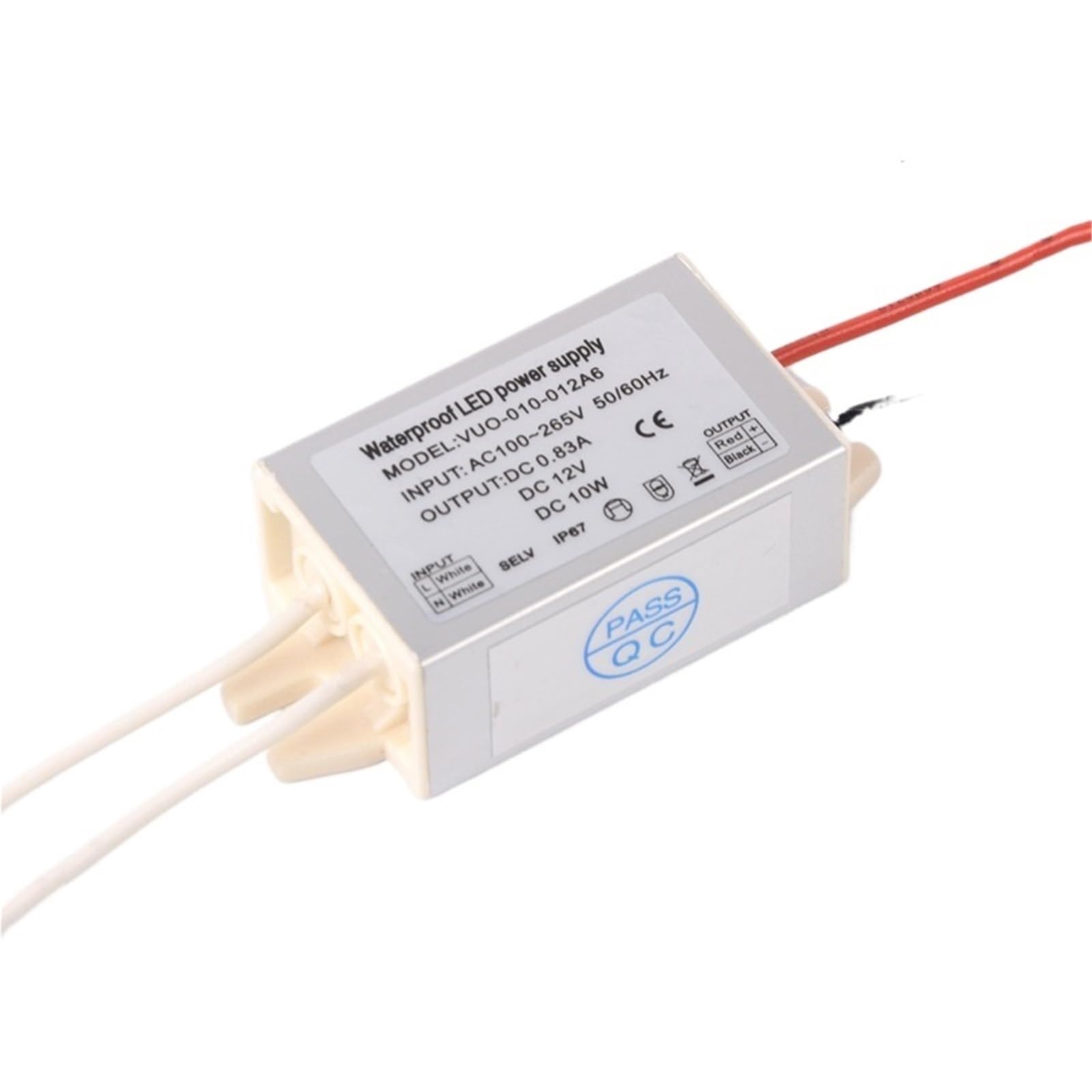 Fuente de alimentación LED impermeable 220V a 12V Driver Transformador IP67