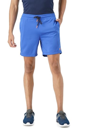 Men's Gym Shorts with Elasticated Waistband & Drawstring -Dry Tech, Anti-Odor, Lightweight, Soft Seams