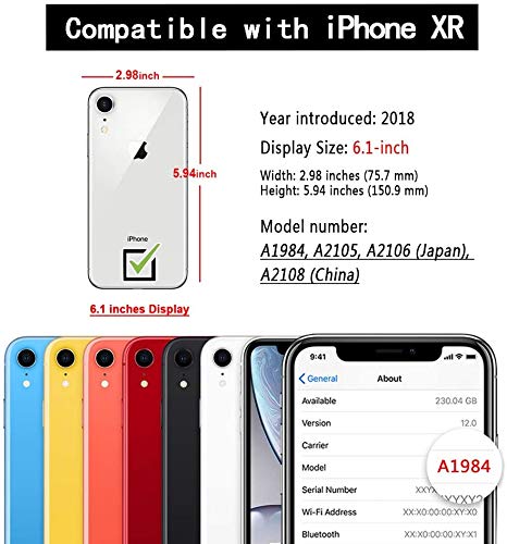 ZVE-Case-for-Apple-iPhone-XR-61-inch-Wallet-Case-with-Crossbody-Chain-Credit-Card-Holder-Slot-Han