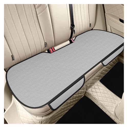 Kdbcet Coussin De Siège Auto Universel Respirant Et Antidérapant pour L'arrière, Couleur Unie, en Soie Glacée, Tapis Protection Housse De Sieges Auto(Gray)