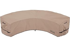 ULTCOVER Patio Curved Sofa Cover: Shield Your Outdoor Furniture in Style