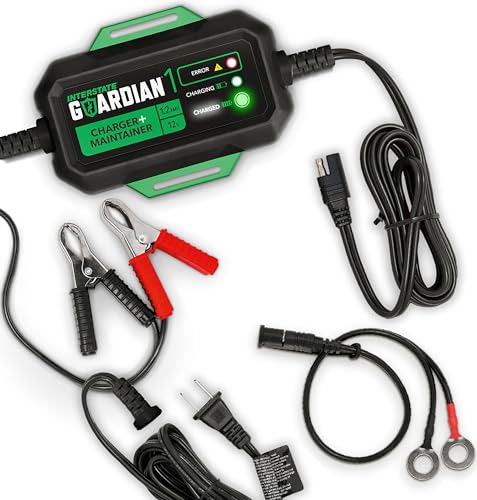 Image of Interstate Batteries 12V Battery Charger & Maintainer 1.2A