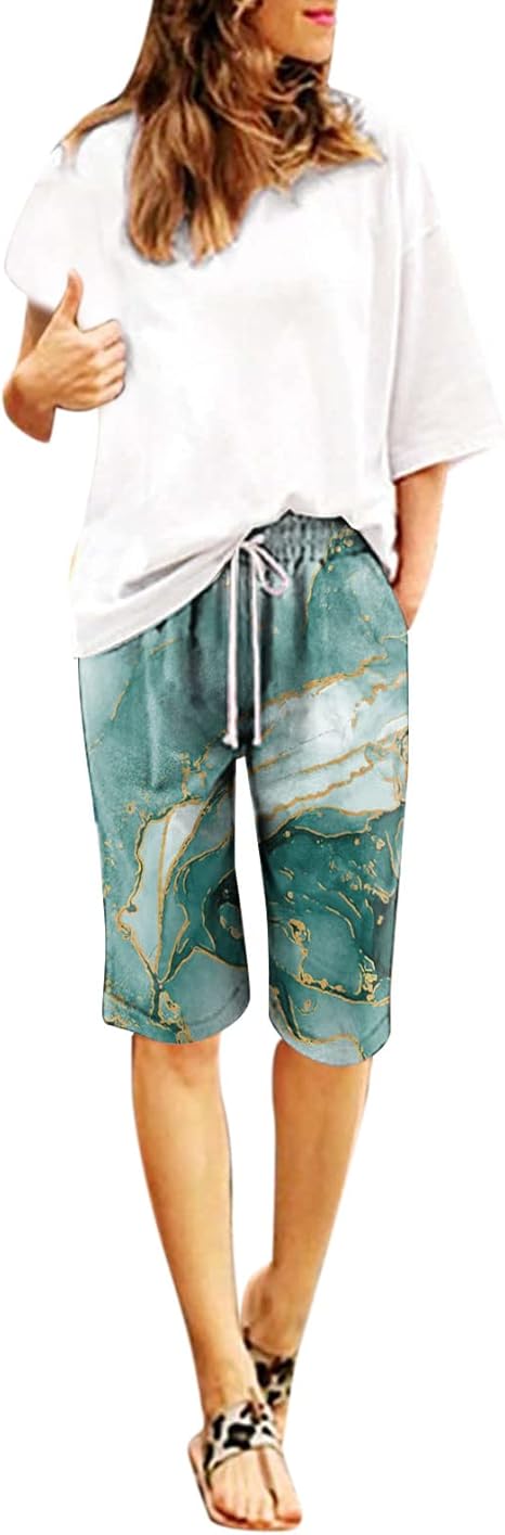 Amazon Co Jp 女性用質感プリント夏高腰プリントプラスサイズパンツ系ビーチ綿リネンパンツフィットポケットラウンジペンタゴンパンツ ハーフパンツ レディース 冬 スポーツ Green Xxl 服 ファッション小物 Amazon Co Jp 女性用質感プリント夏高腰プリントプラスサイズパンツ系ビーチ綿リネンパンツフィットポケットラウンジペンタゴンパンツ ハーフパンツ レディース 冬 スポーツ Green Xxl 服 ファッション小物