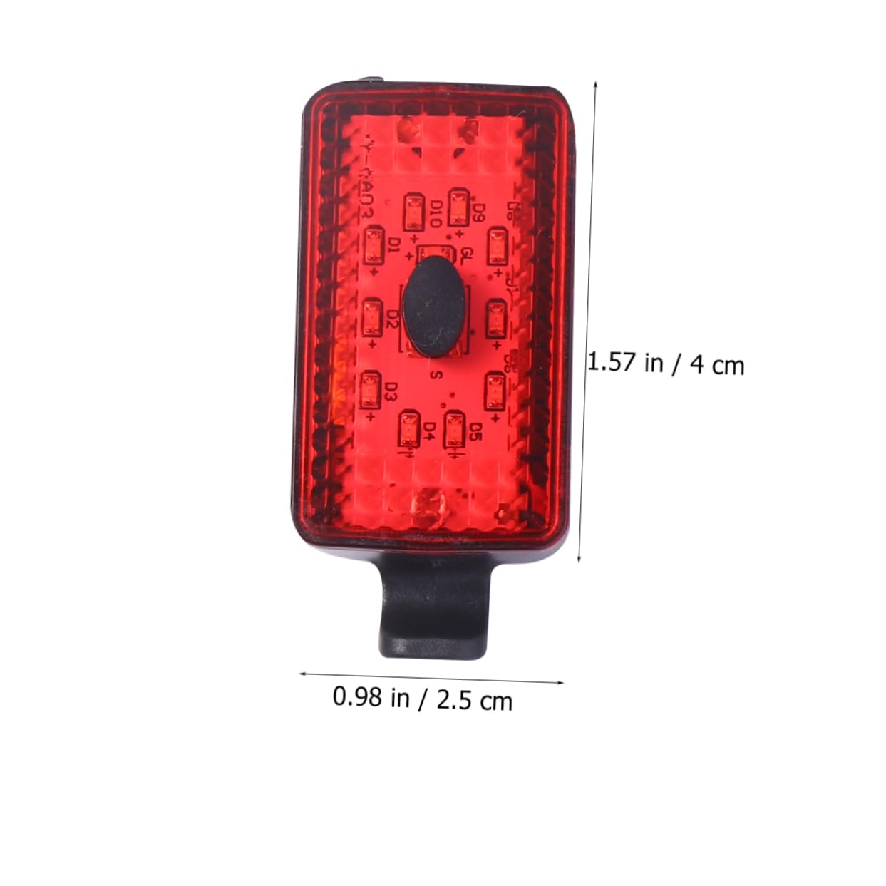 Balacoo Set of 2 Bike Tail Lights Waterproof Rechargeable Led Bike Safety Light for Night Cycling