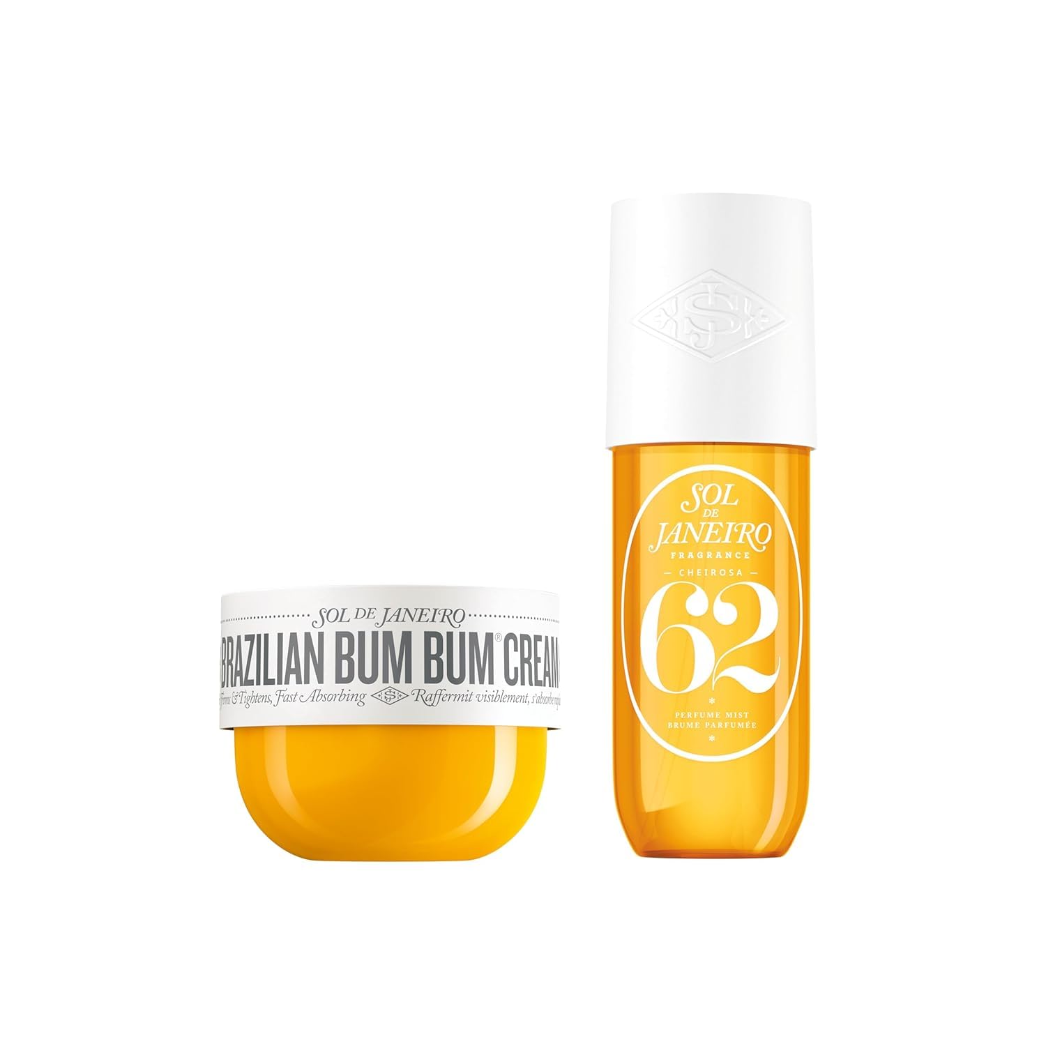 Sol de Janeiro Brazilian Bum Bum Cream & Cheirosa 62 Perfume Mist Duo, 8.1 fl oz Each