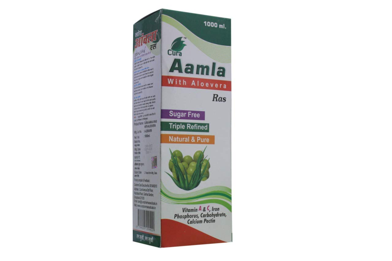 Sponsored Ad - Cura Aamla With Aloevera Ras (500 ml)…