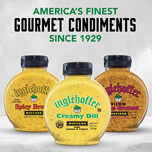 Inglehoffer Creamy Dill Mustard, 9.75 Oz Squeeze Bottle - Thumbnail 2