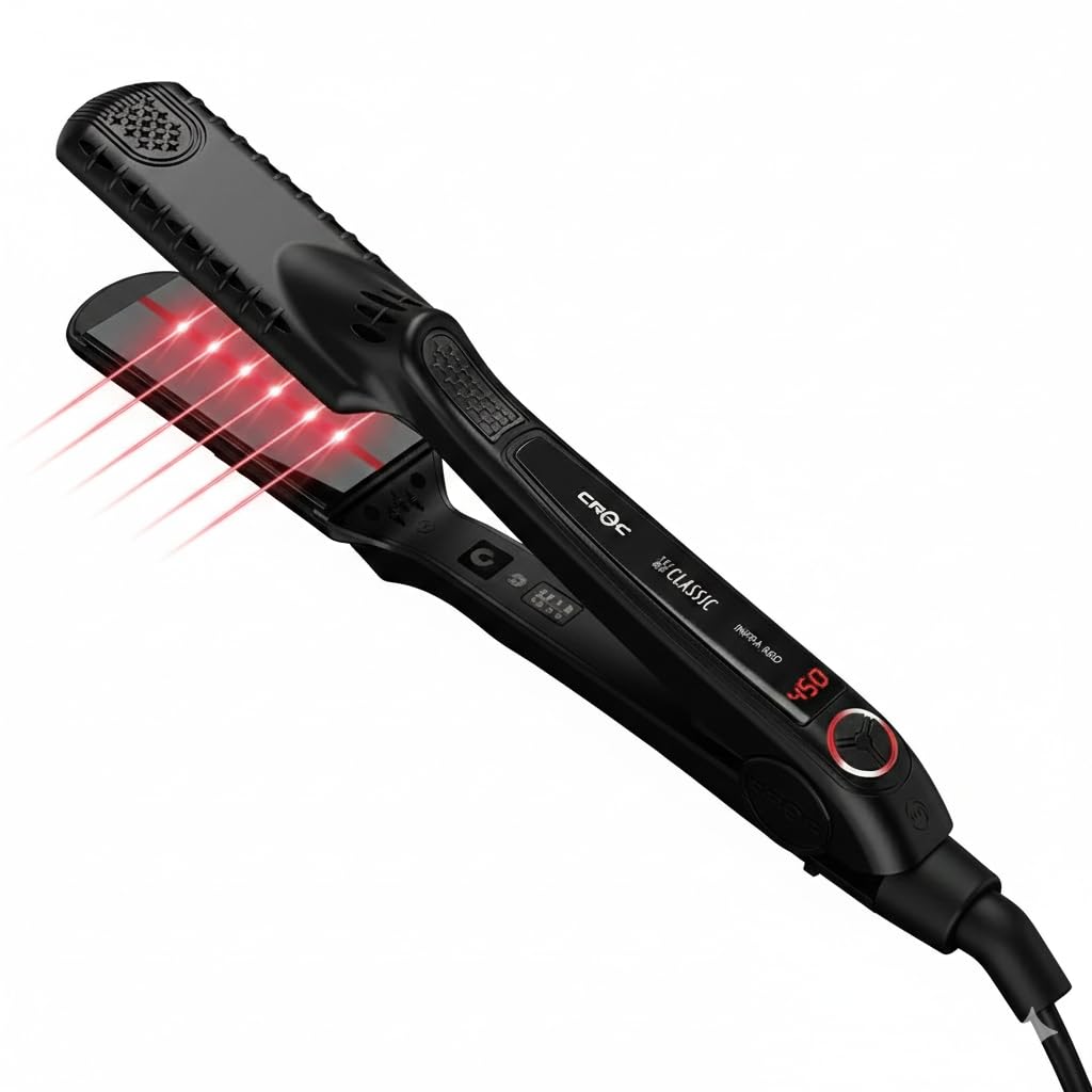 Amazon.com : Croc New Classic Infrared Black Titanium Flat Iron