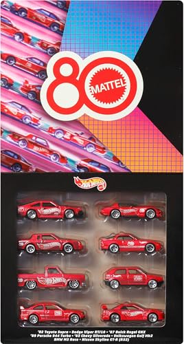 Hot Wheels 8-Pack Vehículos Retro Escala 1:64 miniatura 7