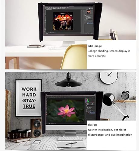 Parasol d'ordinateur de bureau contre les reflets et la fatigue oculaire