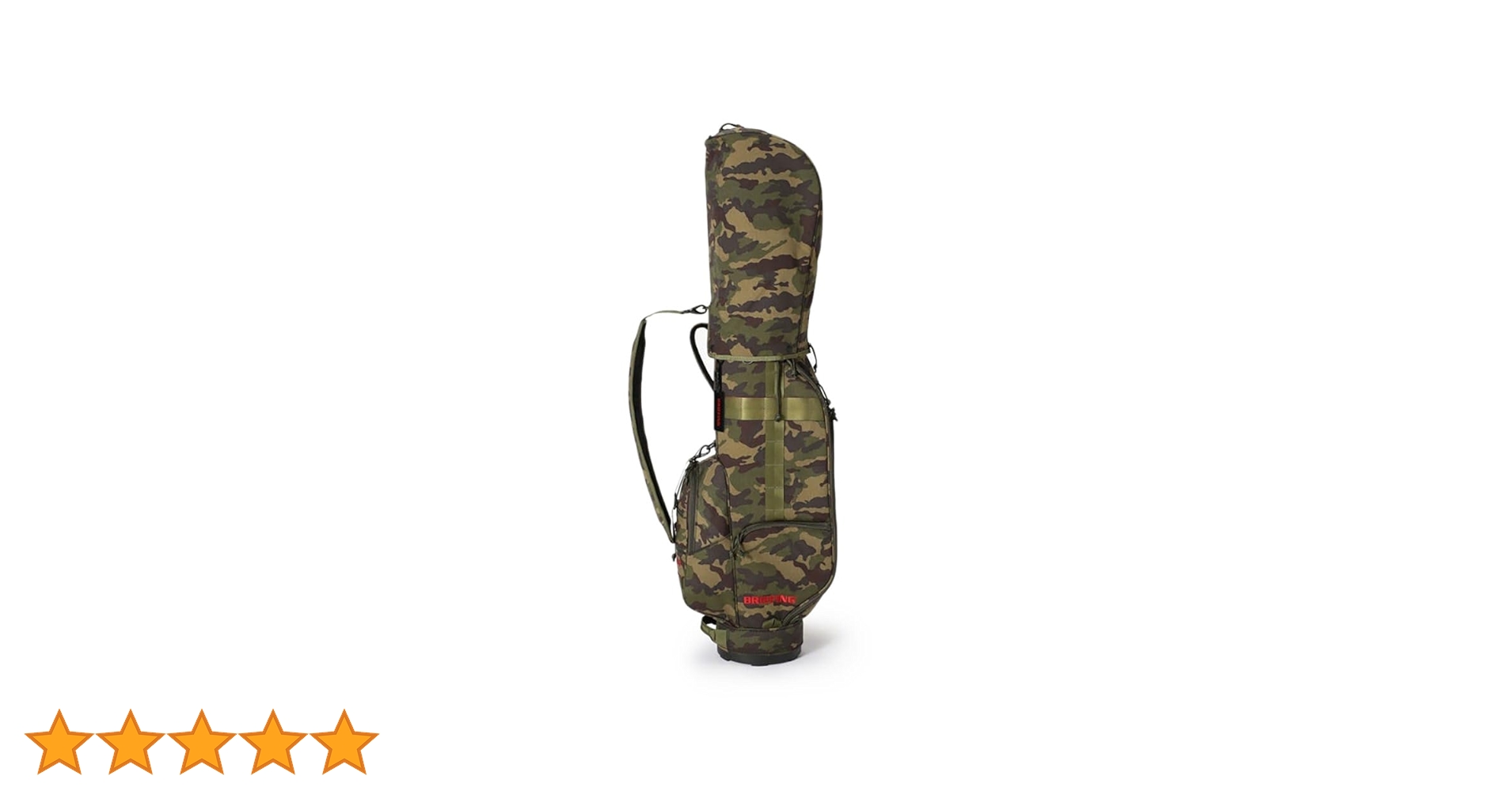 ブリーフィングゴルフBRIEFING GOLFキャディバッグCR-8グリーンカモ 新品正規品 ブリーフィング ゴルフ キャディバッグ BRIEFING